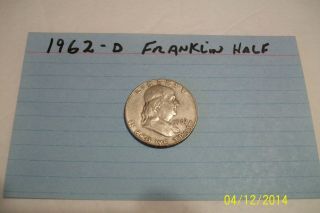 1962 D Franklin Half Dollar photo