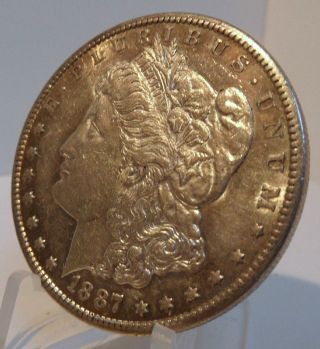 1887 - S Morgan Silver Dollar Great Detail photo
