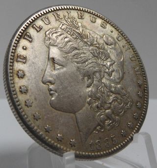 1885 - S Morgan Silver Dollar Great Detail And Toning photo
