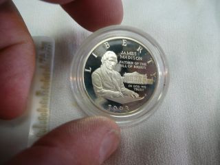 1993s James Madison Commemorative Silver Half Dollar photo