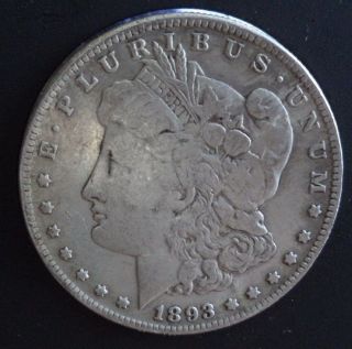 1893 - Cc $1 Morgan Silver Dollar photo