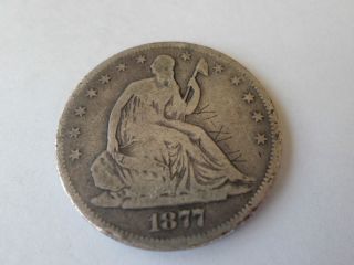 1877 - S Seated Liberty Half Dollar photo