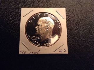1976 S Clad Proof Eisenhower Dollar photo