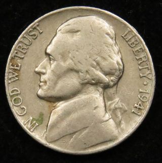 1941 S Jefferson Nickel Fine (b04) photo