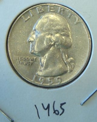 1959 D Washington Silver Quarter photo