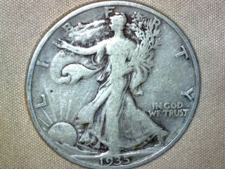 1935 - S 50c Walking Liberty Half Dollar 