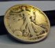 1921 - D Walking Liberty Half Dollar Key Date Low Mintage Coins: US photo 1