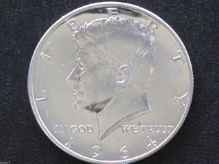 1964 - P Kennedy Half Dollar 90% Silver Proof Coin D4743 photo