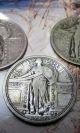 1917 25c Type 1standing Liberty Quarter&1925,  1929 All 90%silver Quarters photo 1