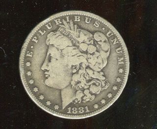 1881 - O $1 Morgan Silver Dollar 90% Silver photo