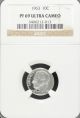 1963 Roosevelt Ngc Pf 69 Ultra Cameo.  Black And White Contrast - 1 Of 140. Dimes photo 1