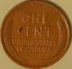 1944 P Lincoln Wheat Penny,  (lamination Before Strike) Error Coin,  Aj 218 Coins: US photo 1