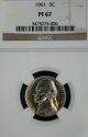 1961 Jefferson Ngc Pf 67.  Absolutely Breath - Taking Riot Of Brilliant Color Nickels photo 1