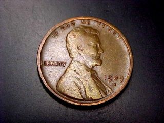 Rare 1909 S Lincoln Head Penny Cent Vf Buy It Now Or Offer photo