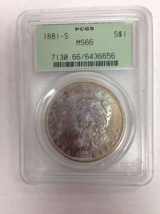 1881 S Morgan Dollar Ms66 photo