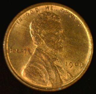 1909 Vdb 1c Wheat Cent Choice Bu Rb photo