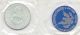 1971 - S Blue Ike - Bu Eisenhower Silver Dollar - Still In Plastic Brand Usa Dollars photo 1