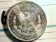 1881 S Morgan Dollar In Bu 90% Silver Coin Blue + Dollars photo 1