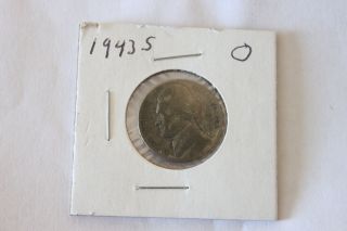 1943 5 35% Silver Jefferson Nickle photo