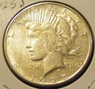 1925 S Peace Dollar 90% Silver 628471 - 20 photo