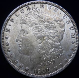 1900 - P Morgan Silver Dollar Detail - photo