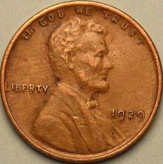 1929 P Lincoln Wheat Penny,  Ab - 753 photo