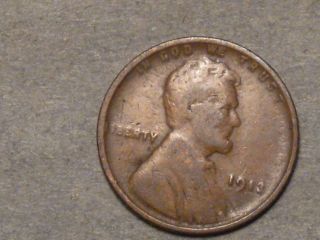 1913 Lincoln Wheat Cent 6193 photo