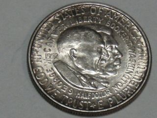 1952 Carver/washington Commemorative Silver Half Dollar (bu) 1276a photo