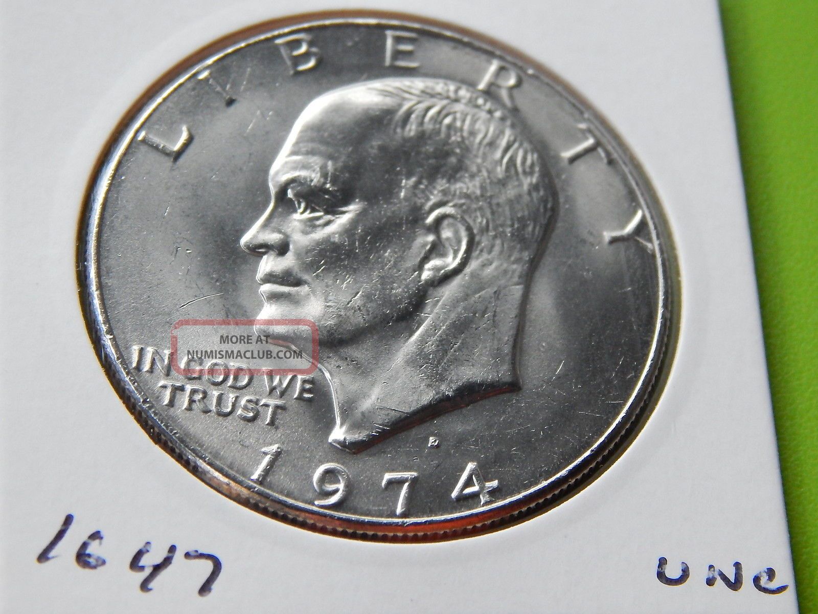 1974 D Eisenhower 1 Dollar Unc Bu Coin 1647 Look