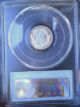 1892 - Barber Dime Certified Ms64 By Pcgs - Toned Obverse With Hint Of Blue Dimes photo 3