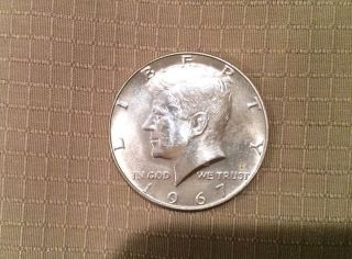 1967 Kennedy Silver Half Dollar photo