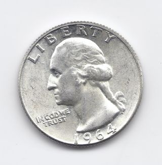 Washington 1964 D 90% Silver Quarter Dollar 90% Silver Quarter Dollar photo