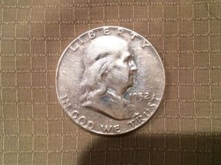 1952 Silver Ben Franklin Half - Dollar photo