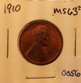 1910 1c Rb Lincoln Cent photo