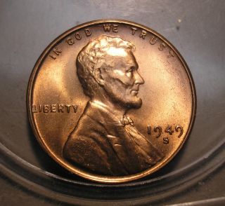 1949 S Lincoln Cent Beauty (choice Quality) photo