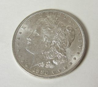 1880 P Morgan One Silver Dollar Unc Usa Philadelphia Eagle 1 Coin photo