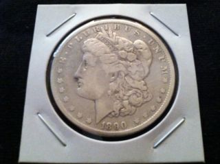 1890 O Morgan 90% Silver Dollar.  900 Fine Silver & Usa photo