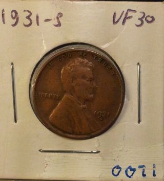 1931 - S 1c Bn Lincoln Cent photo