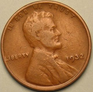1932 P Lincoln Wheat Penny,  Less Than 10 Million Made,  Ac 716 photo
