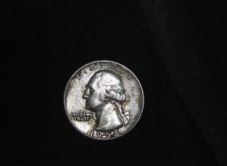 1958 Washington Quarter 90% Silver D Denver Circulated photo