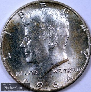 1964 Kennedy Half Dollar Unc Great Looking Uncirculated Kennedy Half photo