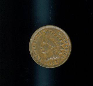 Ef 1907 Indian Head Cent. . photo