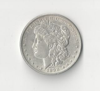 1898 $1 Morgan Silver Dollar photo