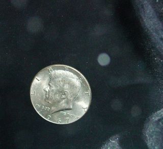 1967 Kennedy Half Dollar Us Coin 40% Silver Circulated photo