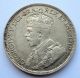 1917 Twenty - Five Cents Ef - 40 Canada 25¢ Beauty King George V Quarter Coins: Canada photo 1