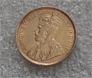 1912 Canada Gold $5 Dollars Rcm First Canadian Gold - Au + photo