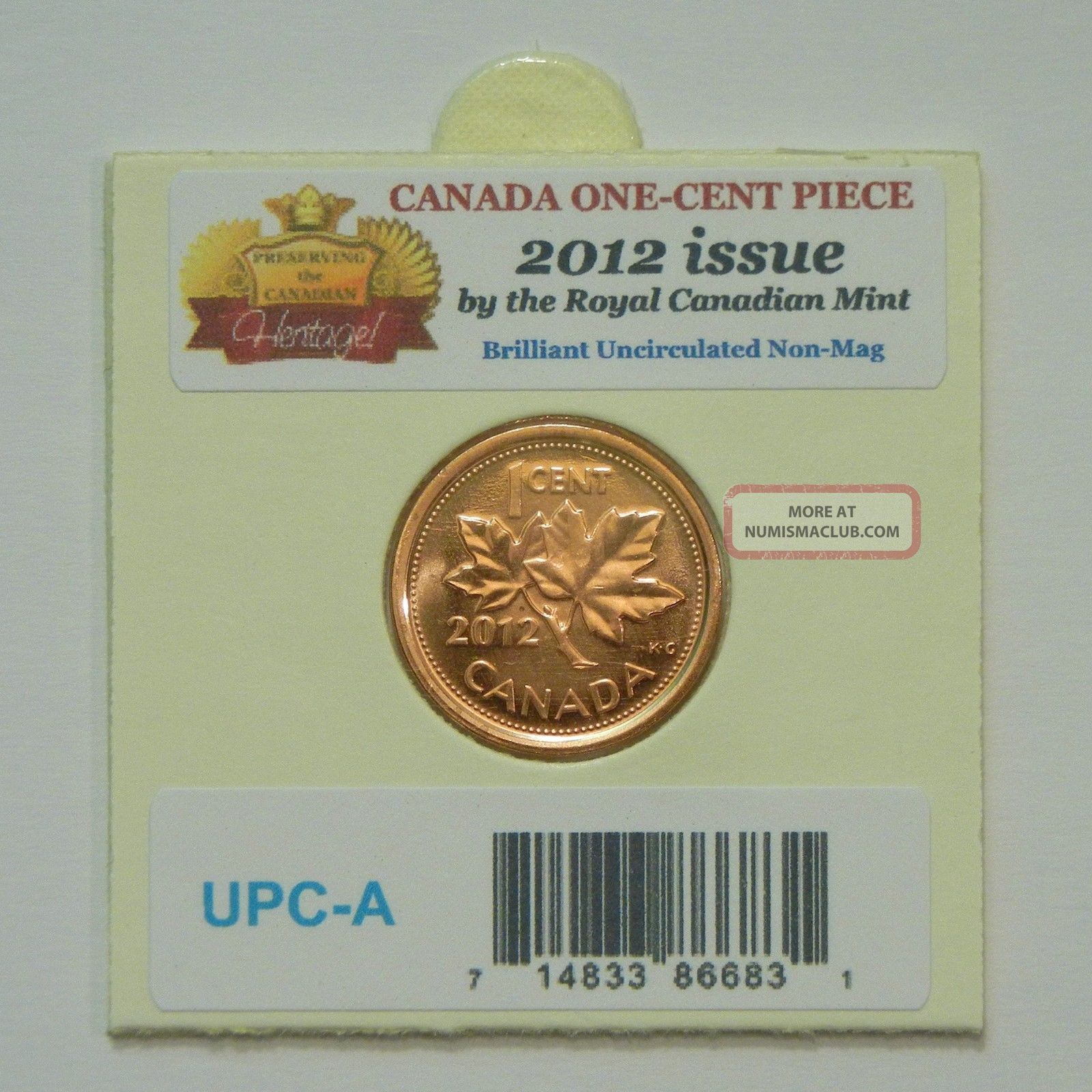 Coin Canada One Cent 2012 Coins: Canada photo