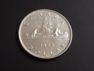 1953 Canadian Silver Dollar In Absolutely Spectacular Coin photo