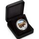 2012 Black Rhinoceros Wildlife In Need 1 Oz. .  999 Fine Silver Proof Box Coins: World photo 2