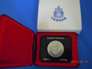 1 - 1970 Canadian (nickel) Dollar - Specimen W/case/sleeve - photo